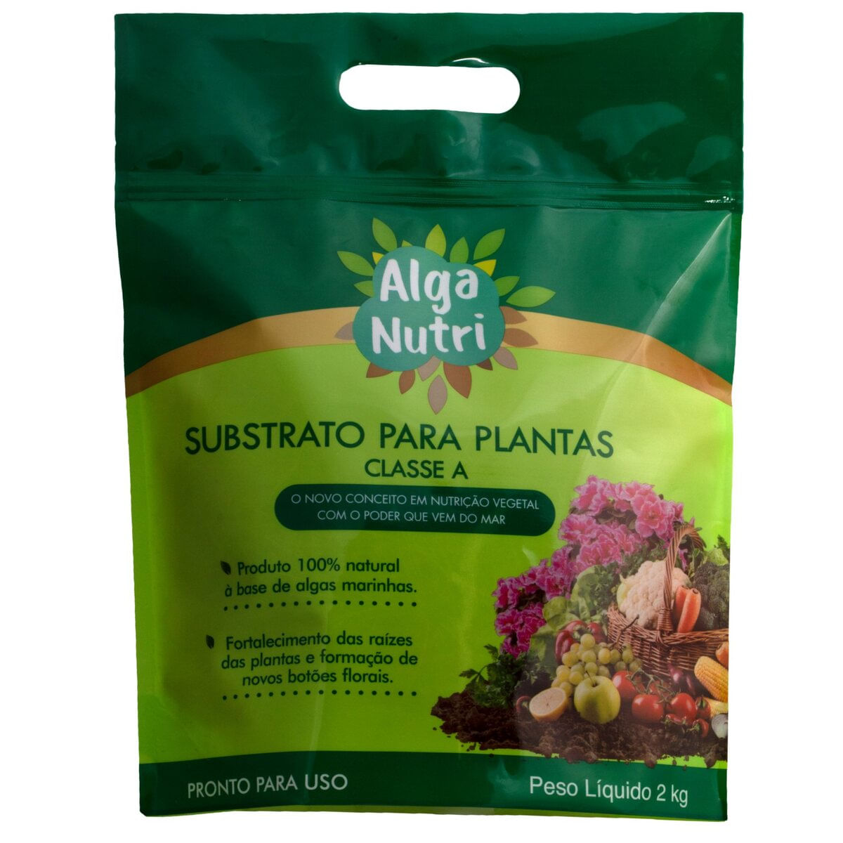 Nutrição Substrato Orgânico Alga West Garden 2 kg