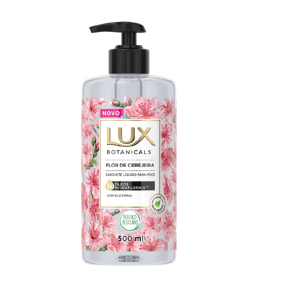 Sabonete Líquido para Mãos Lux Botanicals Flor de Cerejeira 500ml