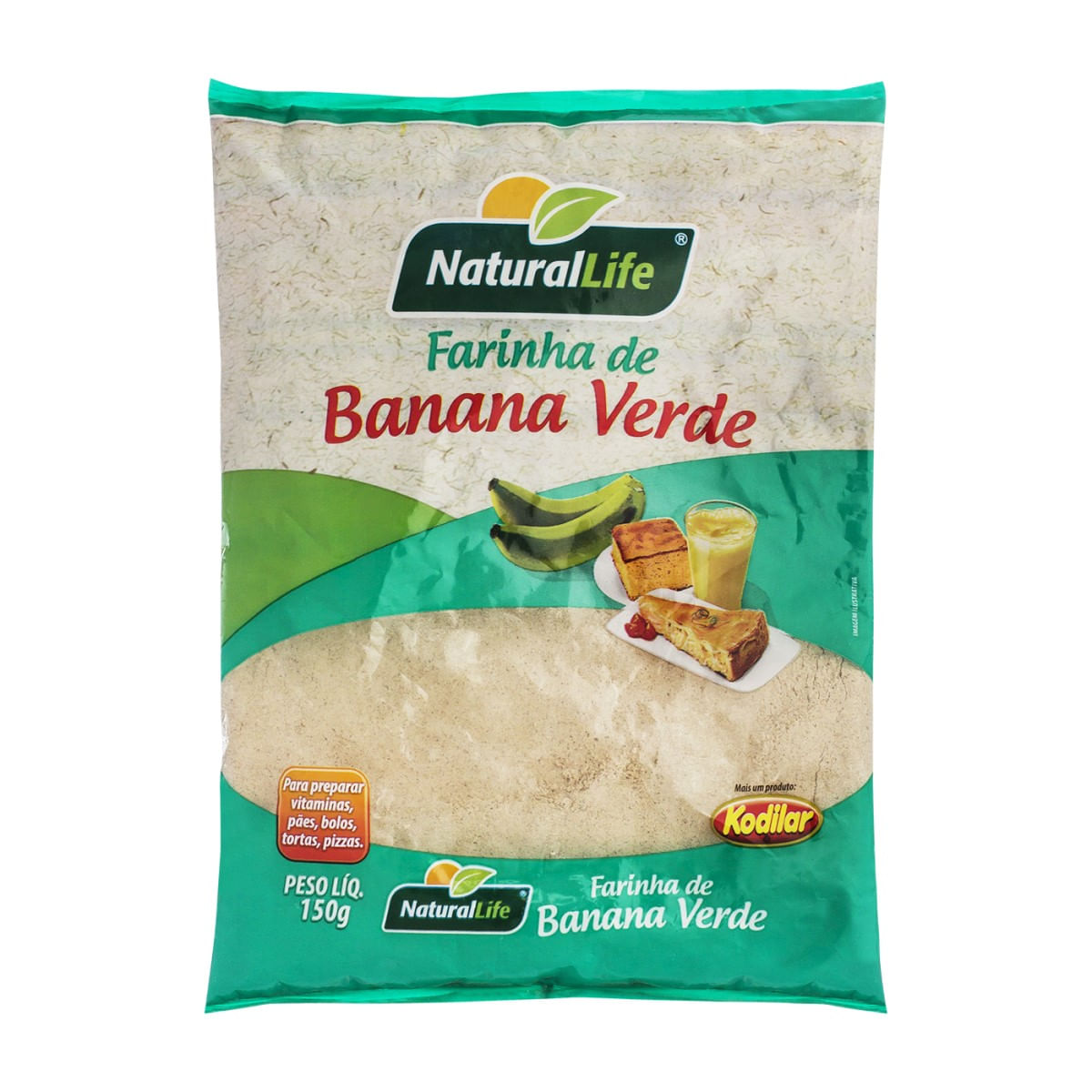 Farinha de Banana Verde Kodilar Natural Life 150 g