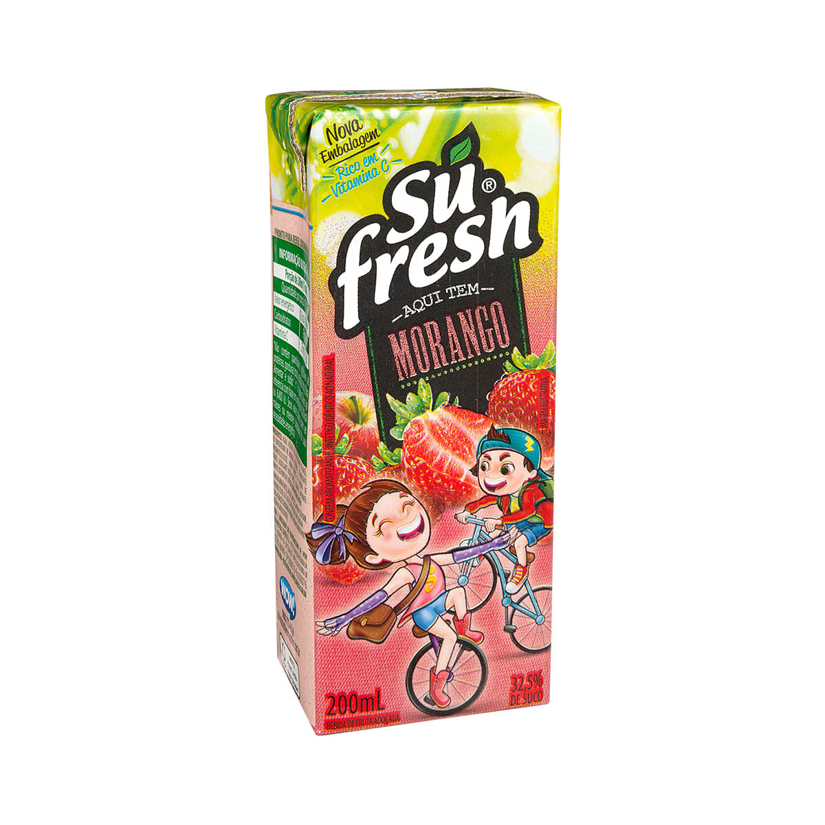 Suco Sabor Morango SuFresh 200ml