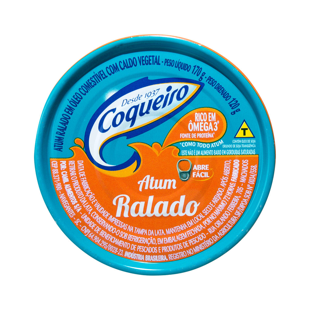 Atum Ralado em Óleo Coqueiro 170g