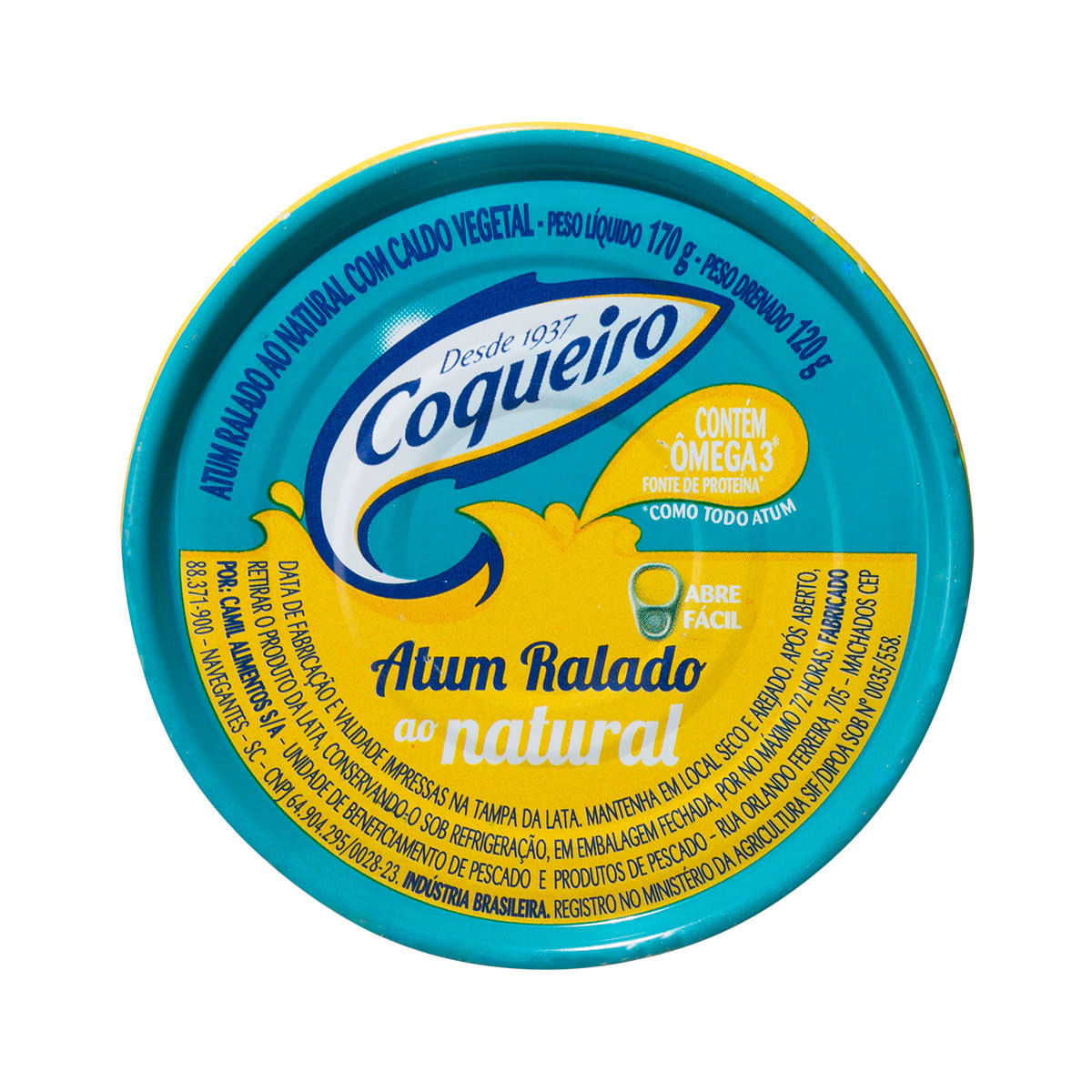 Atum Ralado em Água Coqueiro 170g