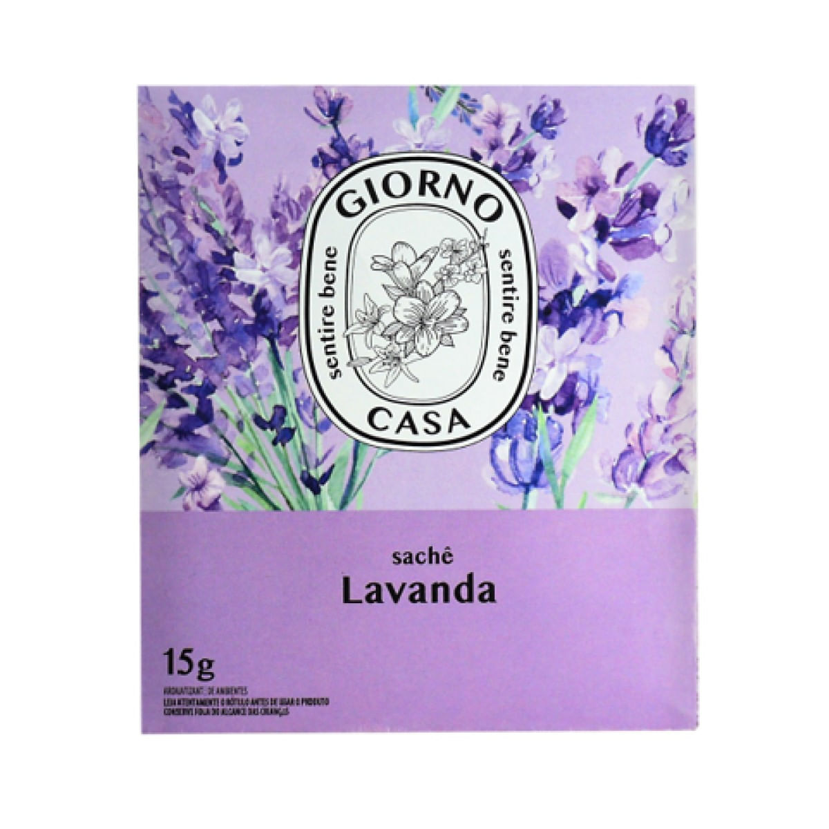 Aromatizador de Ambientes Sachê Lavanda Giorno Casa 15 g