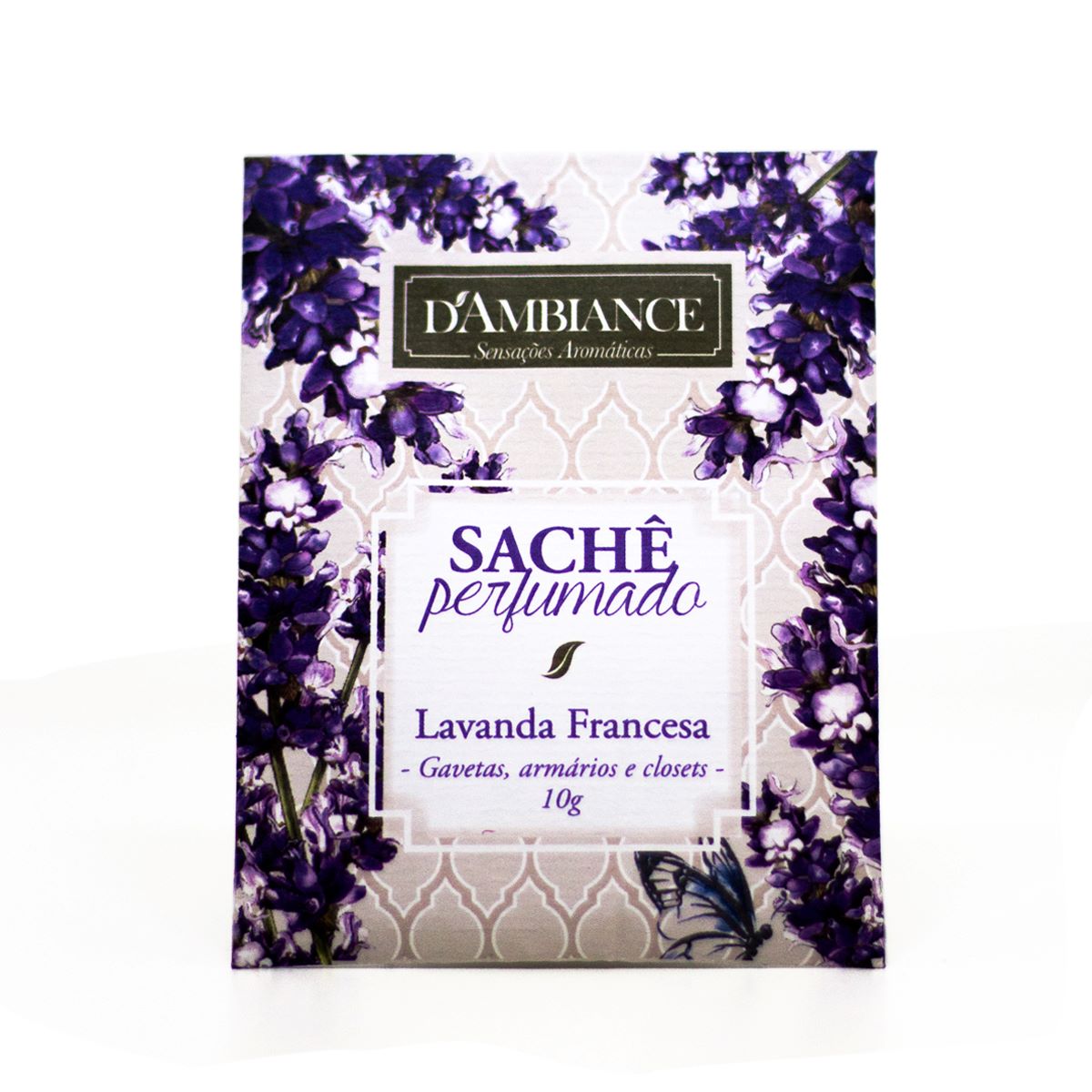 Aromatizador de Ambientes Sachê Lavanda Francesa D&apos;Ambiance 10 g