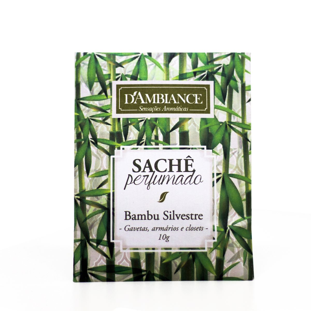 Aromatizador de Ambientes Sachê Bambu Silvestre D&apos;Ambiance 10 g