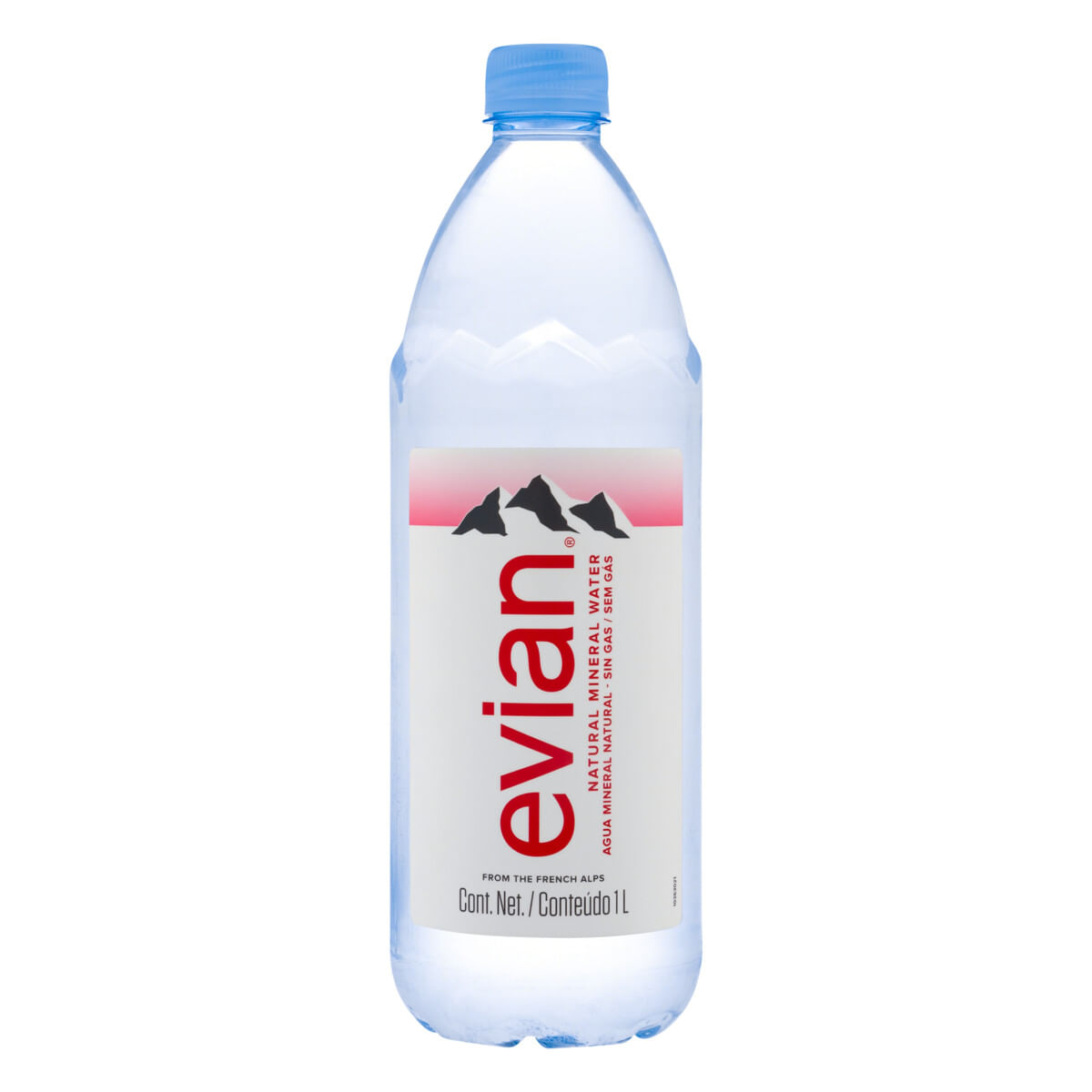 Água Mineral Natural sem Gás Evian Garrafa 1 L