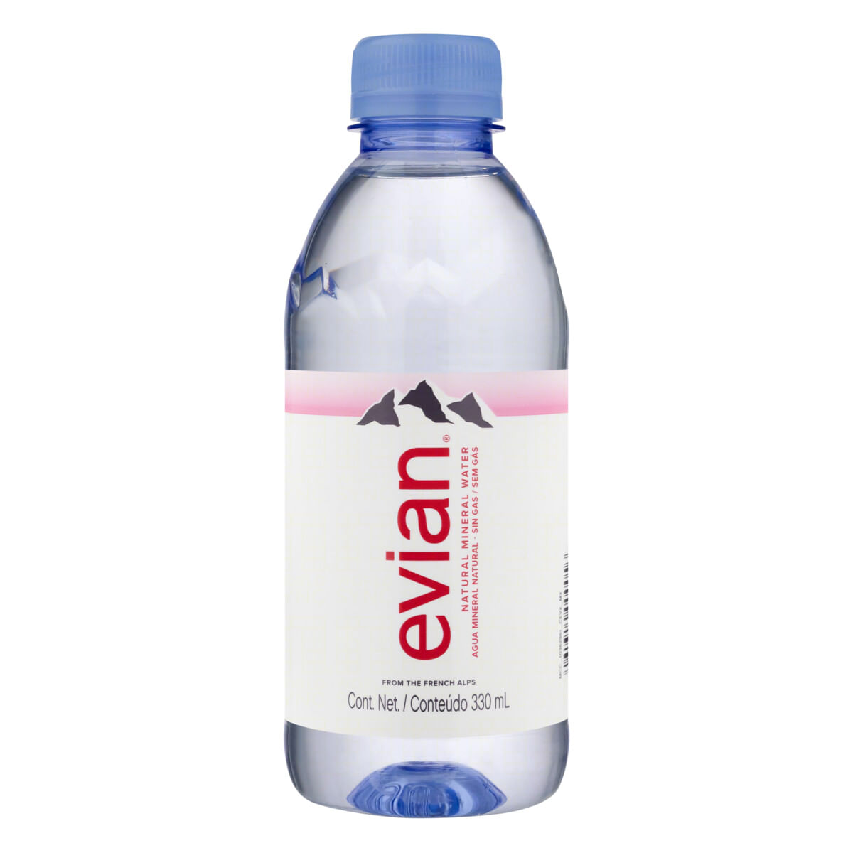 Água Mineral Natural sem Gás Evian 330 ml