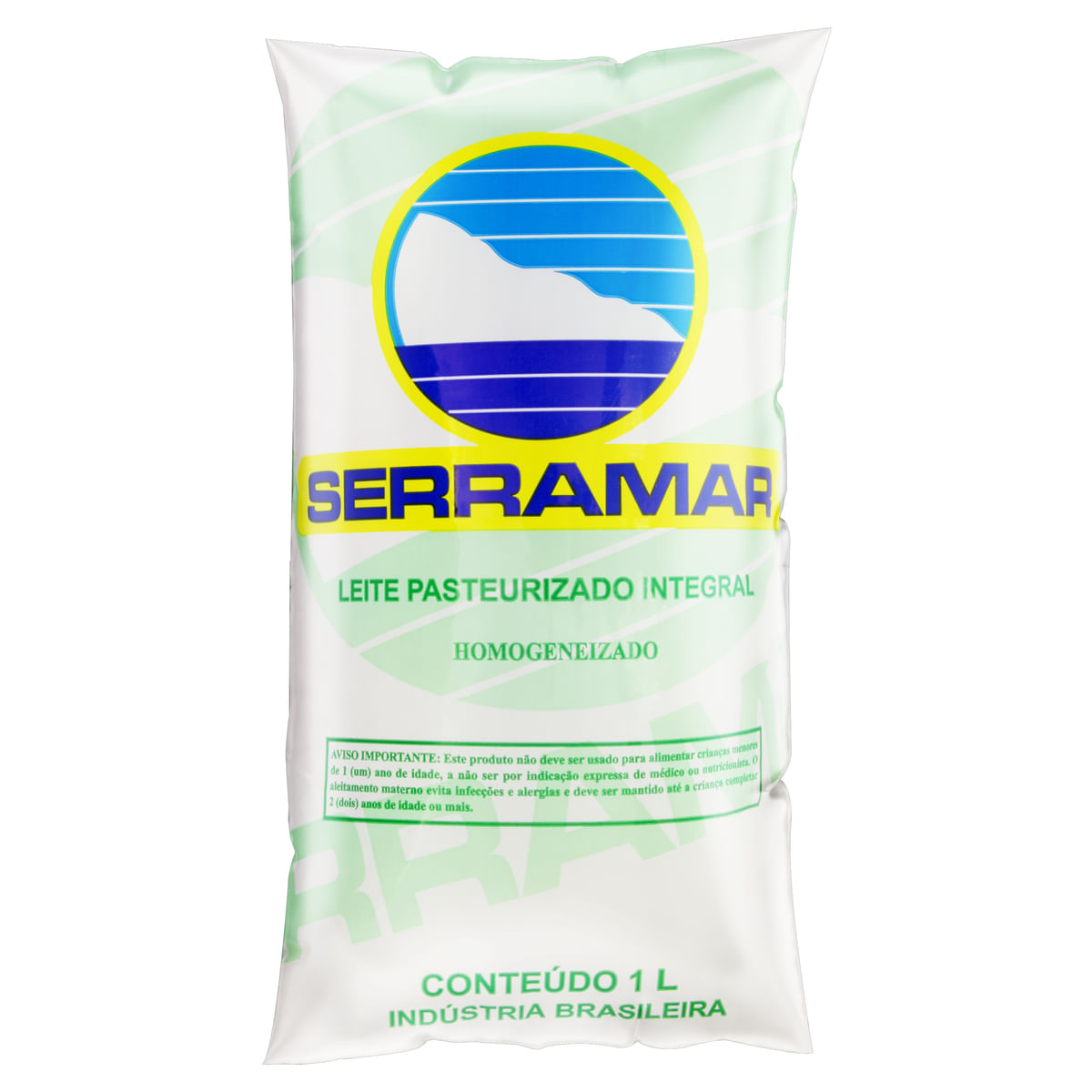 Leite Pasteurizado Homogeneizado Integral Serramar Pacote 1 L