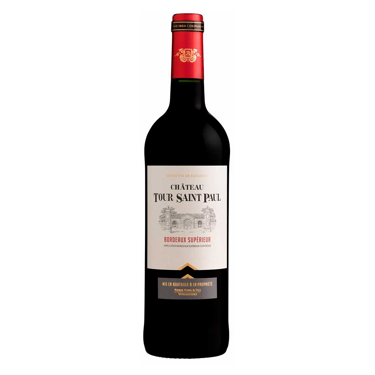 Vinho Fino Tinto Seco Francês Château Tour Saint Paul 750 ml