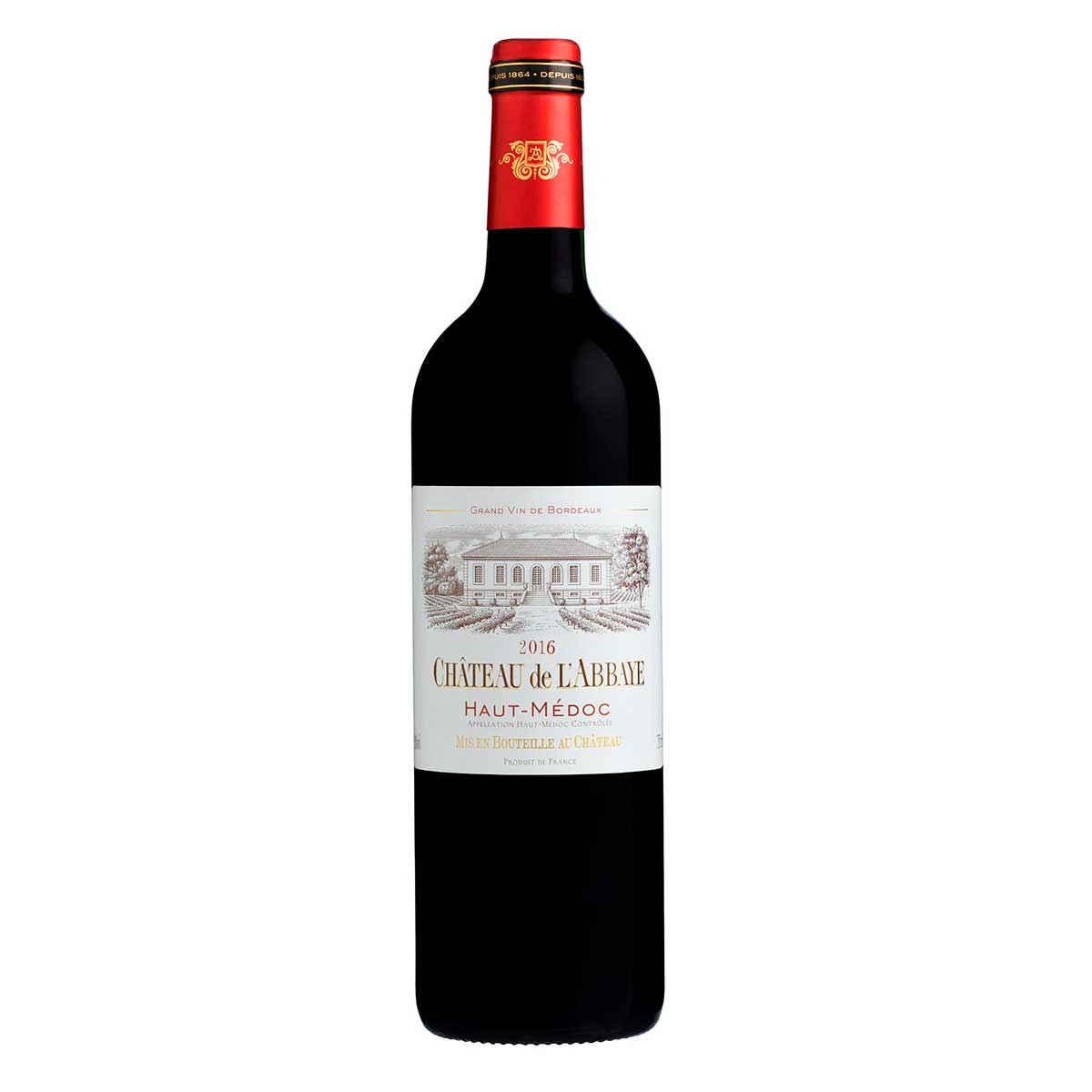 Vinho FinoTinto Seco Francês Château de L&apos;Abbaye 750 ml