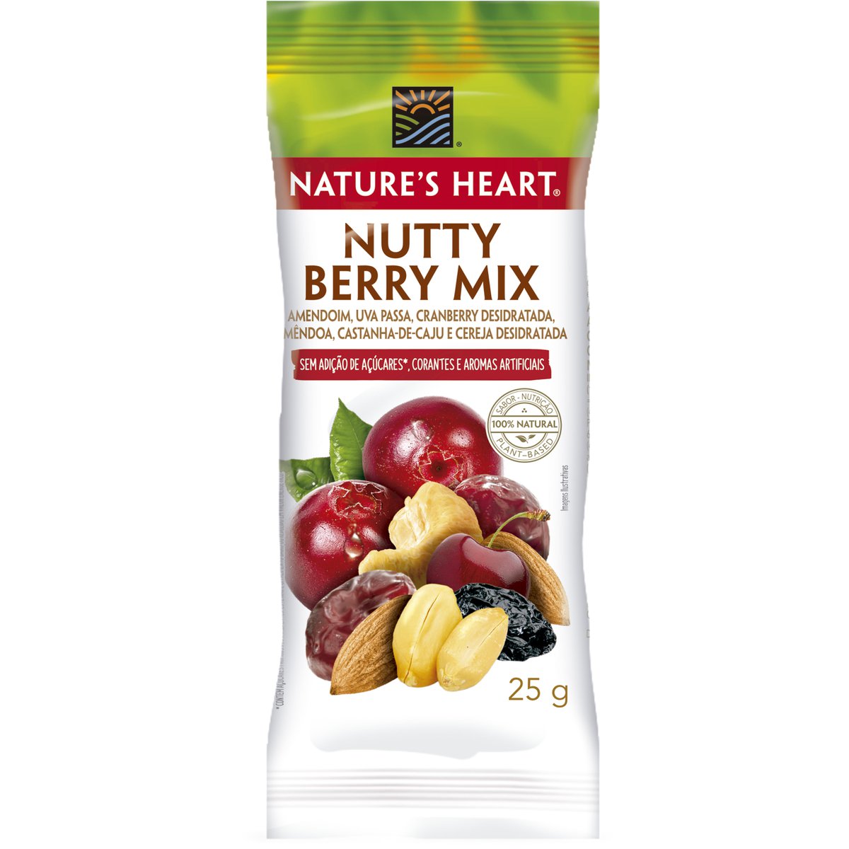 Snack Nature&apos;s Heart Nutty Berry Mix 25 g