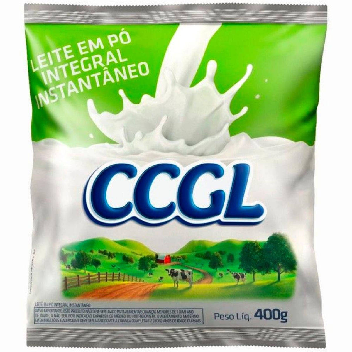 Leite em Pó Instantâneo Integral CCGL 400 g