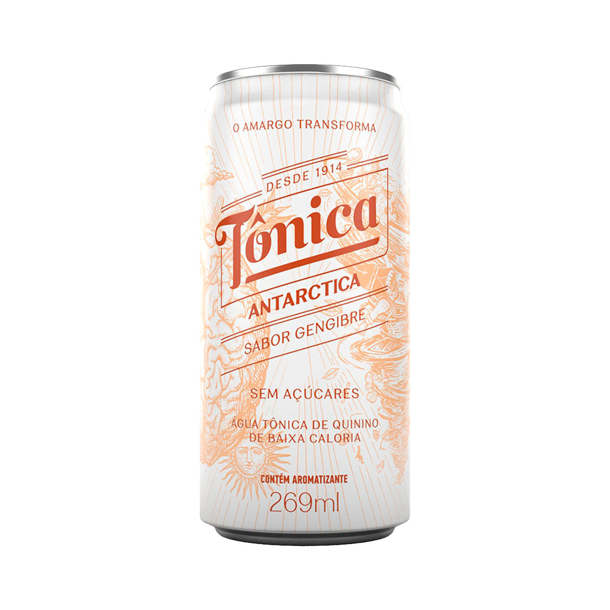 Água Tônica Antarctica Gengibre Lata 269ML