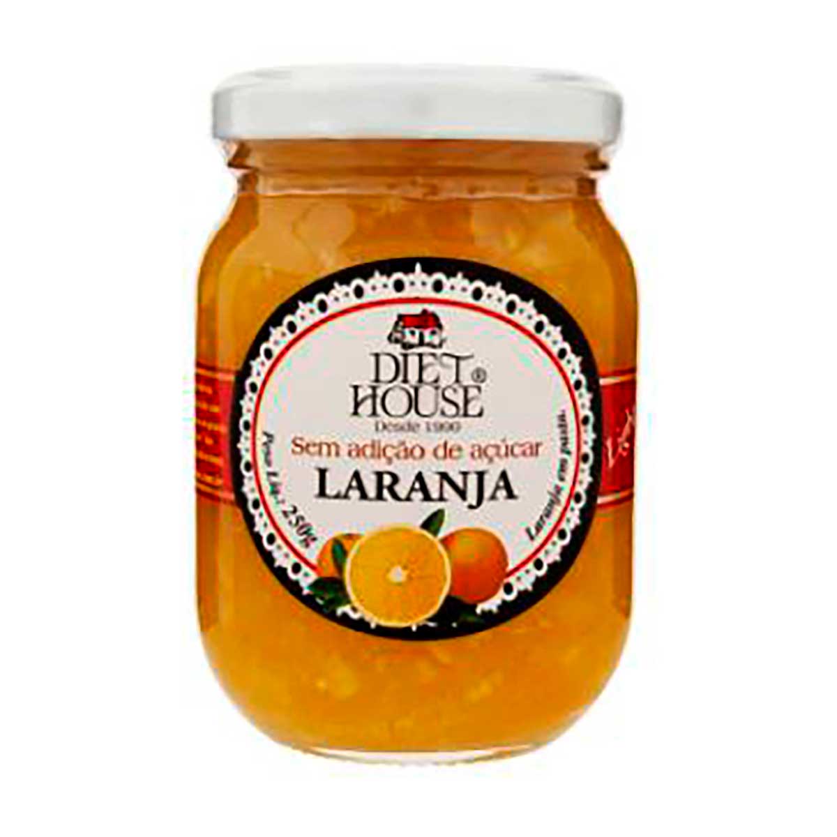 Doce Pastoso Laranja Diet House Vidro 250 g