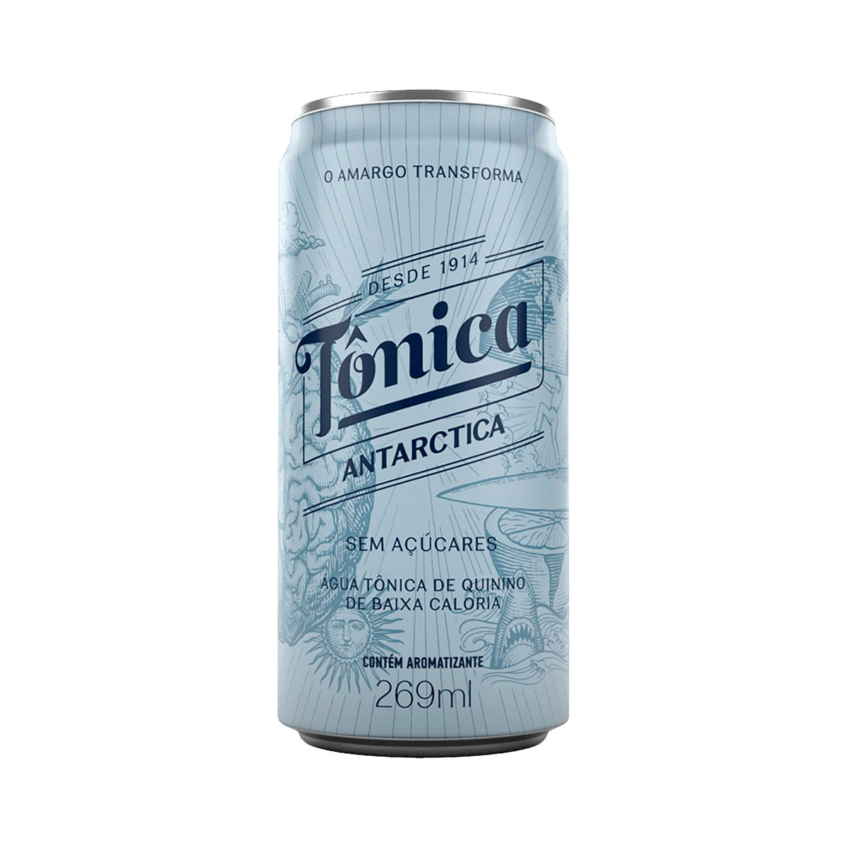 Água Tônica Antarctica Zero Açúcar 269ml