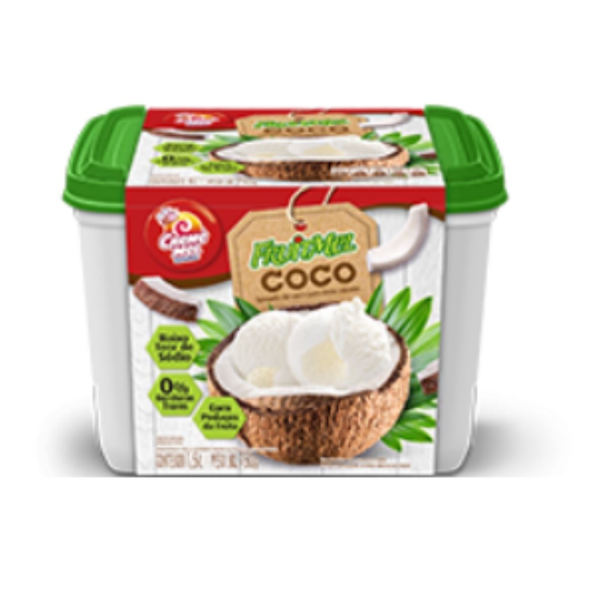 Sorvete Clássico Creme Mel Coco Branco 1,5 L