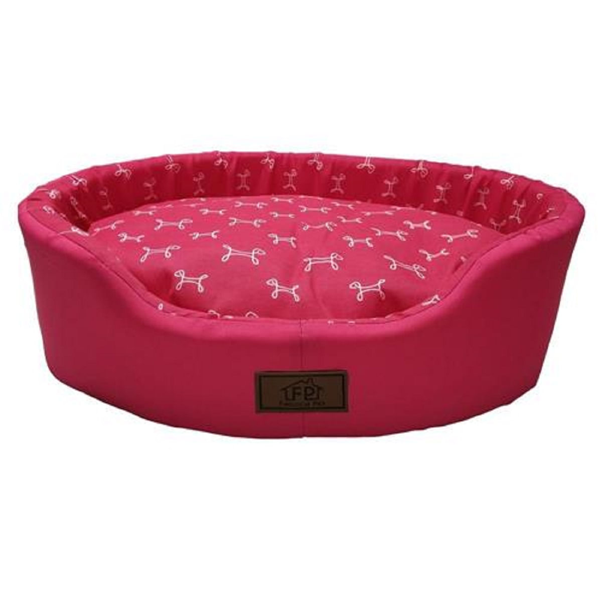 Cama Europa Mister Bicho Panda Rosa Fábrica Pet M