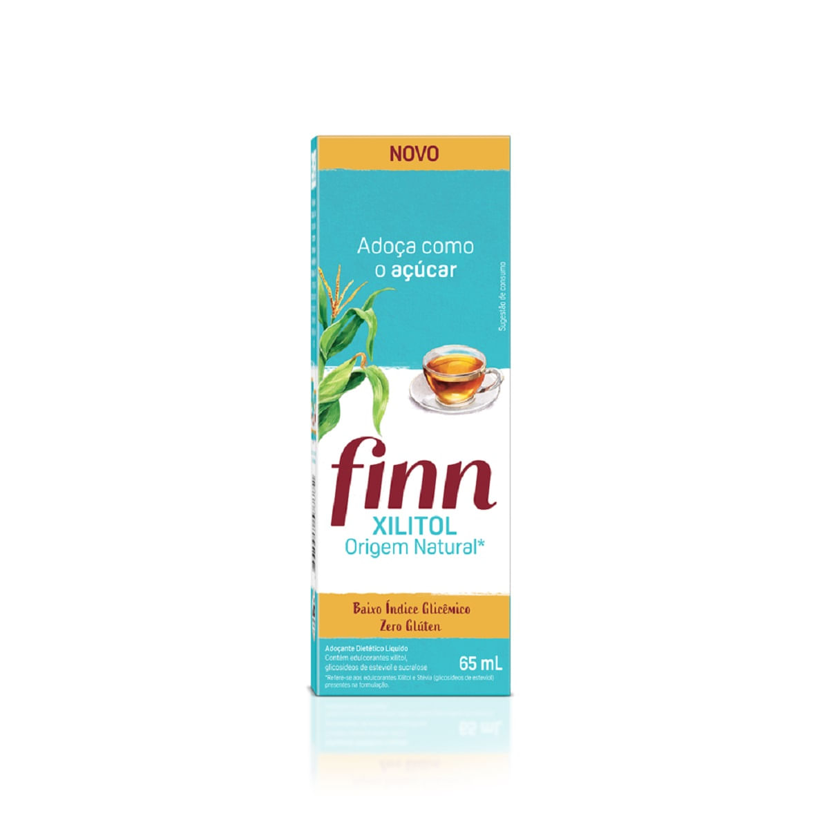 Adoçante Líquido Xilitol Finn 65ml