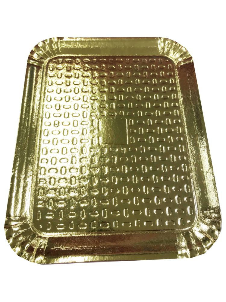 Bandeja Laminada Ouro nº7 Junco 50x40cm