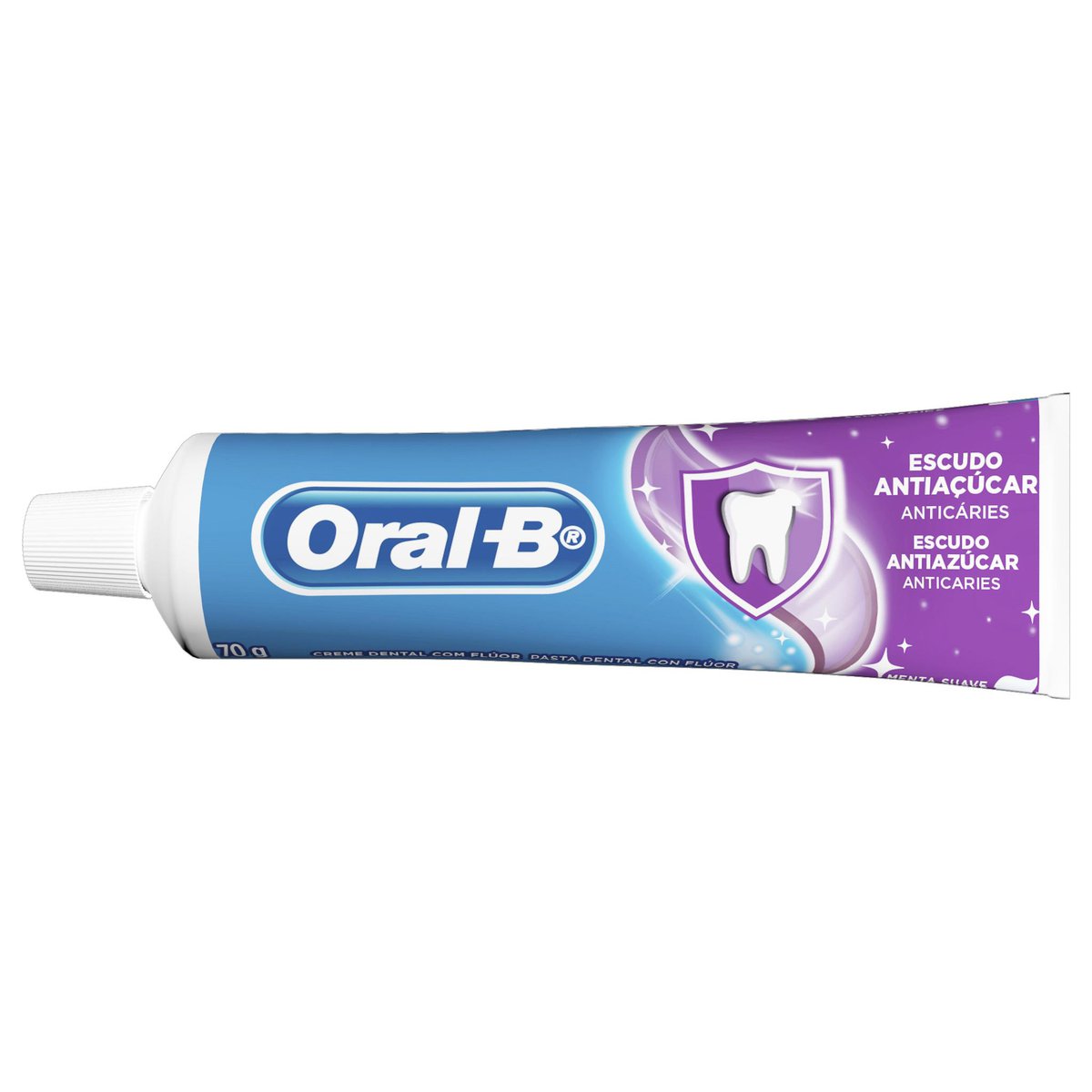 Creme Dental Menta Suave Oral-B Escudo Antiaçúcar 70 g