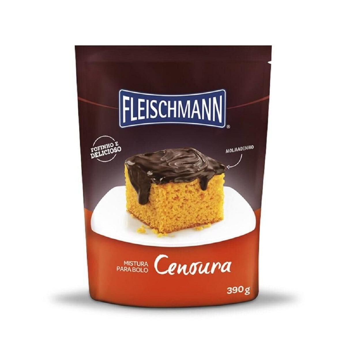 Mistura para Bolo Fleischmann Cenoura 390 g