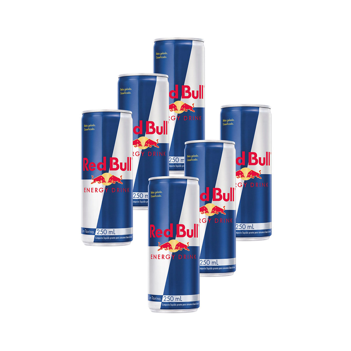 Energético Red Bull Energy Drink 250ml - 6 Unidades