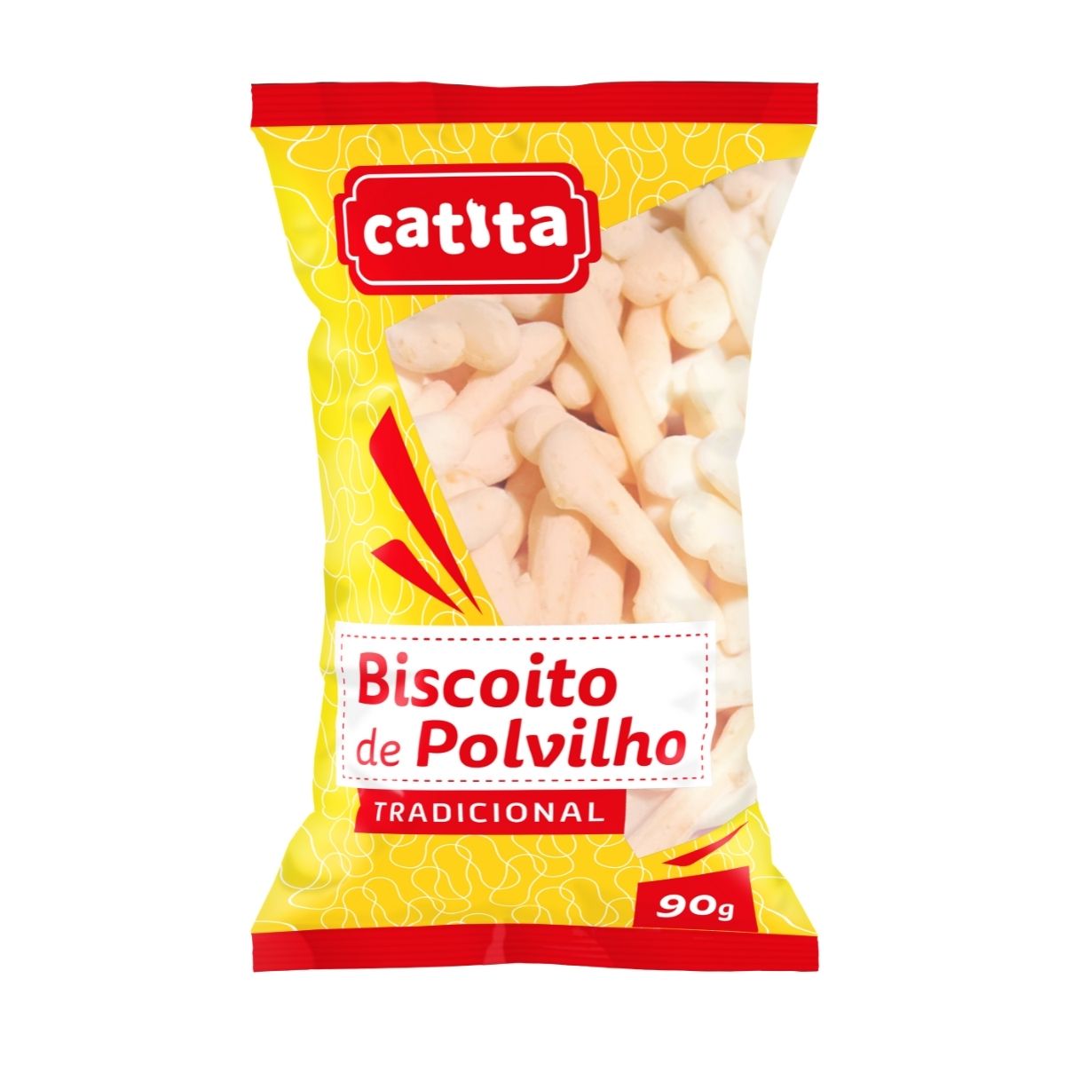 Biscoito de Polvilho Salgado Catita Tradicional 90 g