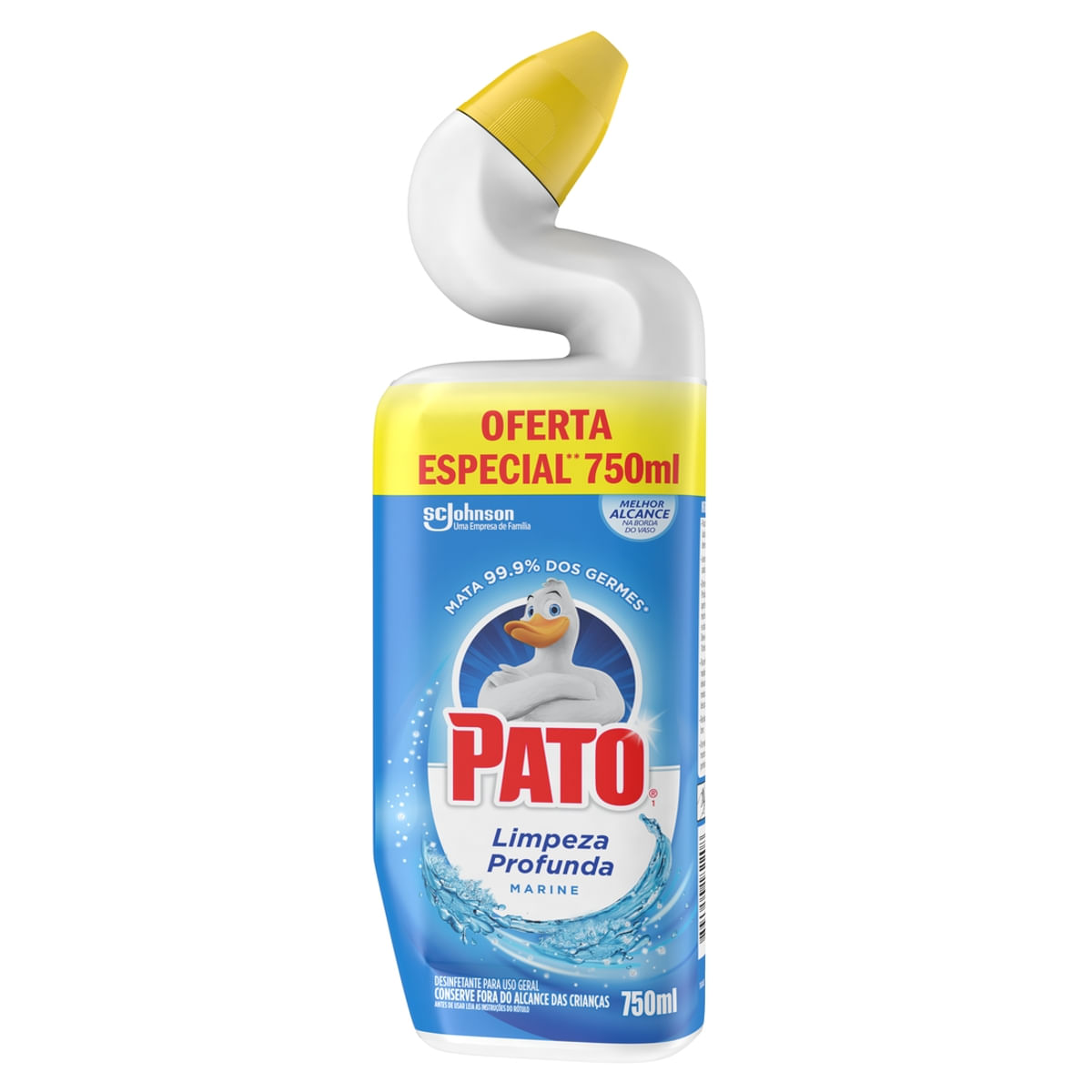 Limpador Sanitário Pato Limpeza Profunda Gel Marine 750ml Oferta Especial