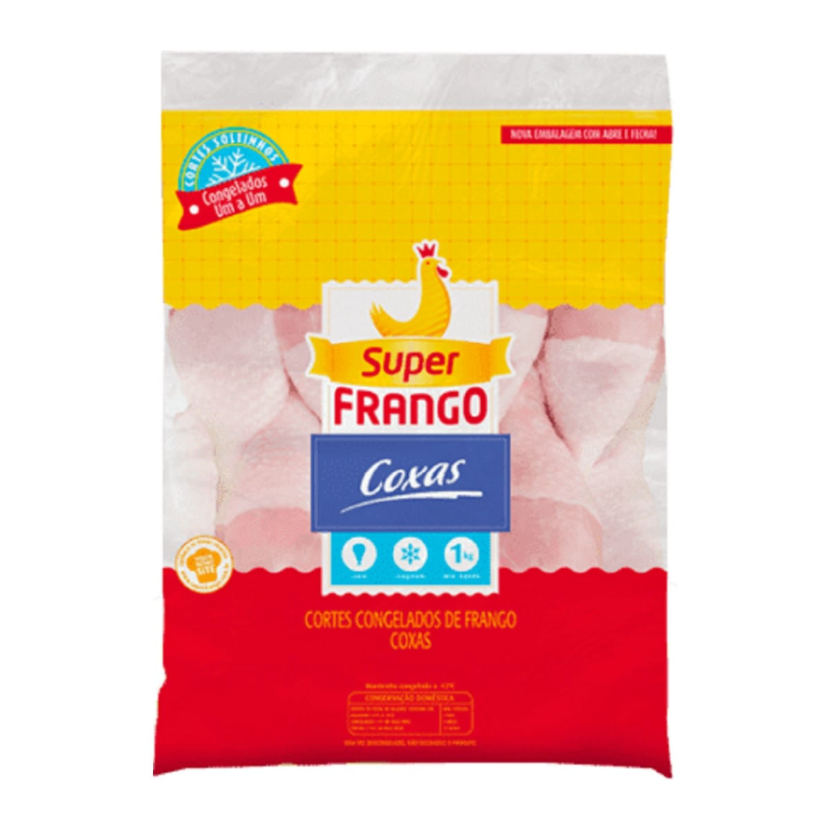 Coxa de Frango Congelada Super Frango 1 kg