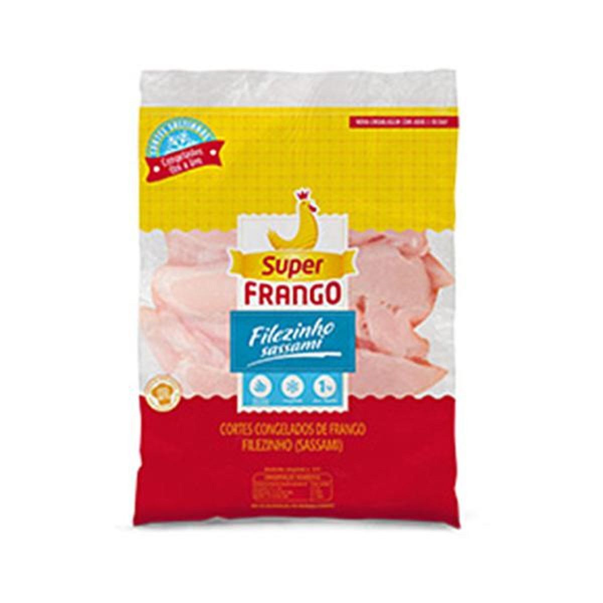 Filé de Frango Sassami Congelada Super Frango 1 kg