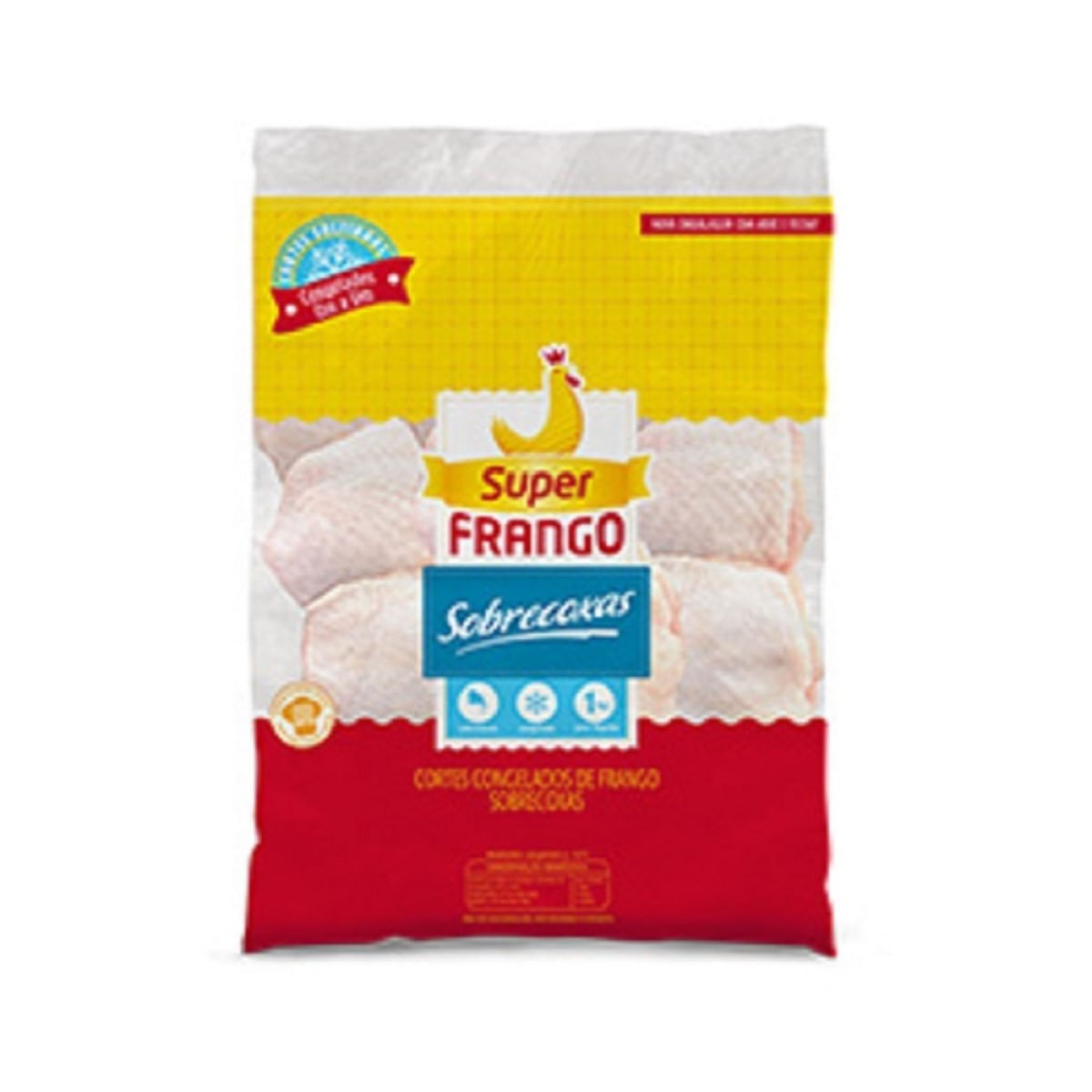 Sobrecoxa de Frango Congelada Super Frango 1 kg