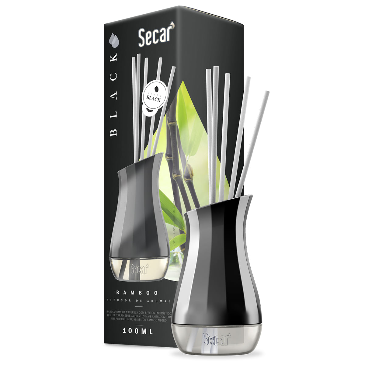 Difusor Ar Secar Black Bamboo 100 ml