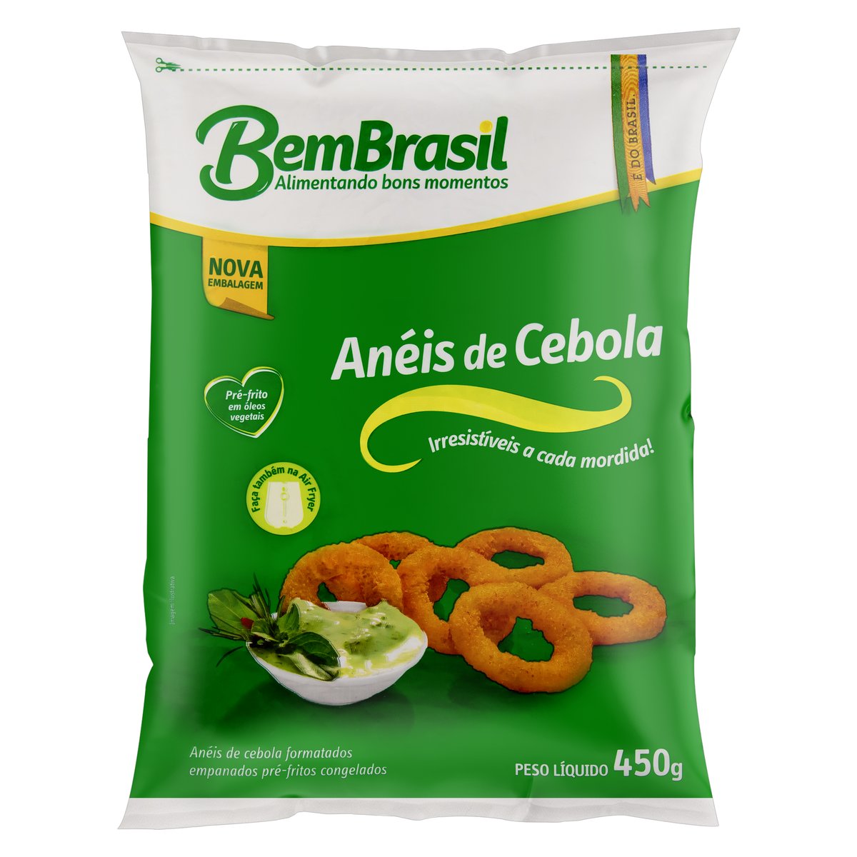 Anel de Cebola Congelada Bem Brasil 450 g