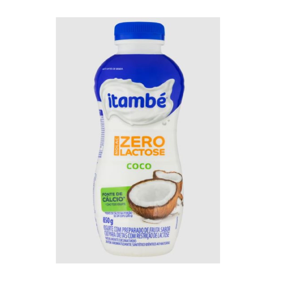 Iogurte Itambé Nolac Zero Lactose Coco 850 g