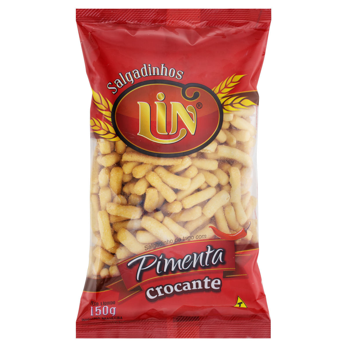 Salgadinho de Trigo com Pimenta Lin Pacote 150 g