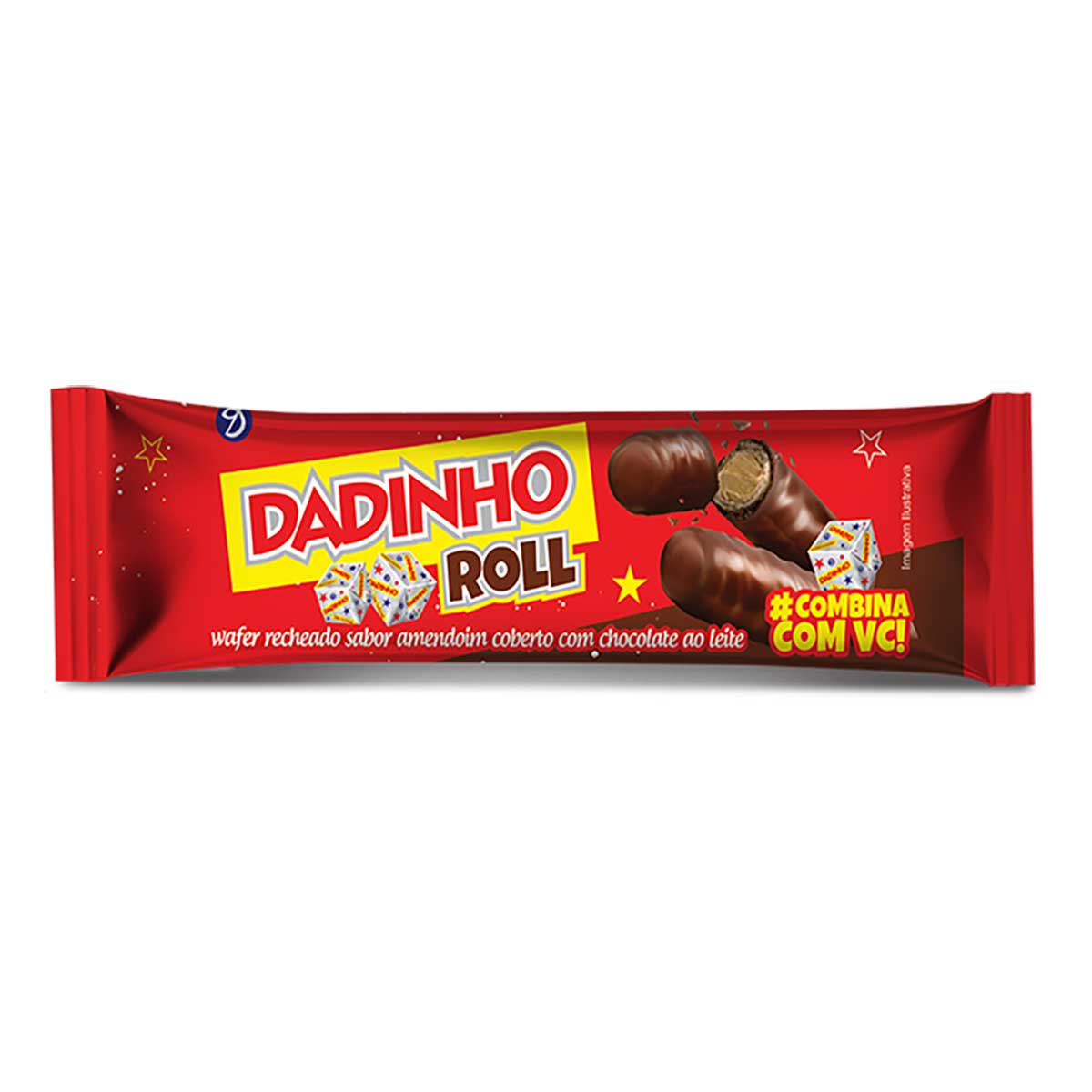 Chocolate Chocowafer Dadinho Roll 32 g