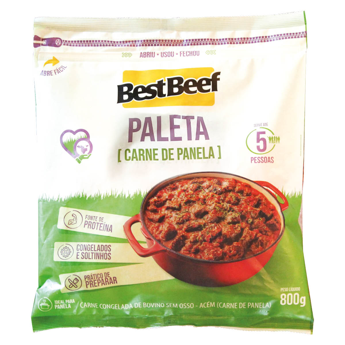 Paleta Pedaço Best Beef Congelado 800 g