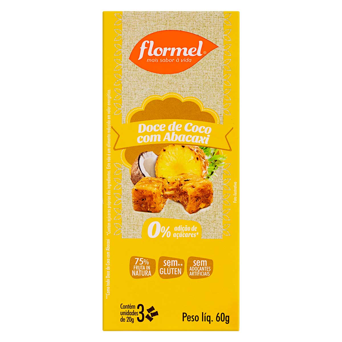 Doce de Coco com Abacaxi Flormel 60 g