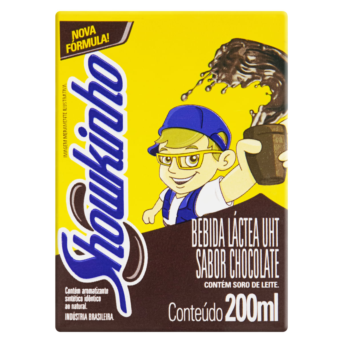 Bebida Láctea UHT Chocolate Showkinho Caixa 200 ml