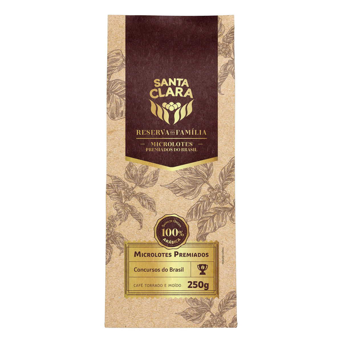 Café Torrado e Moído Santa Clara Reserva da Família 250 g