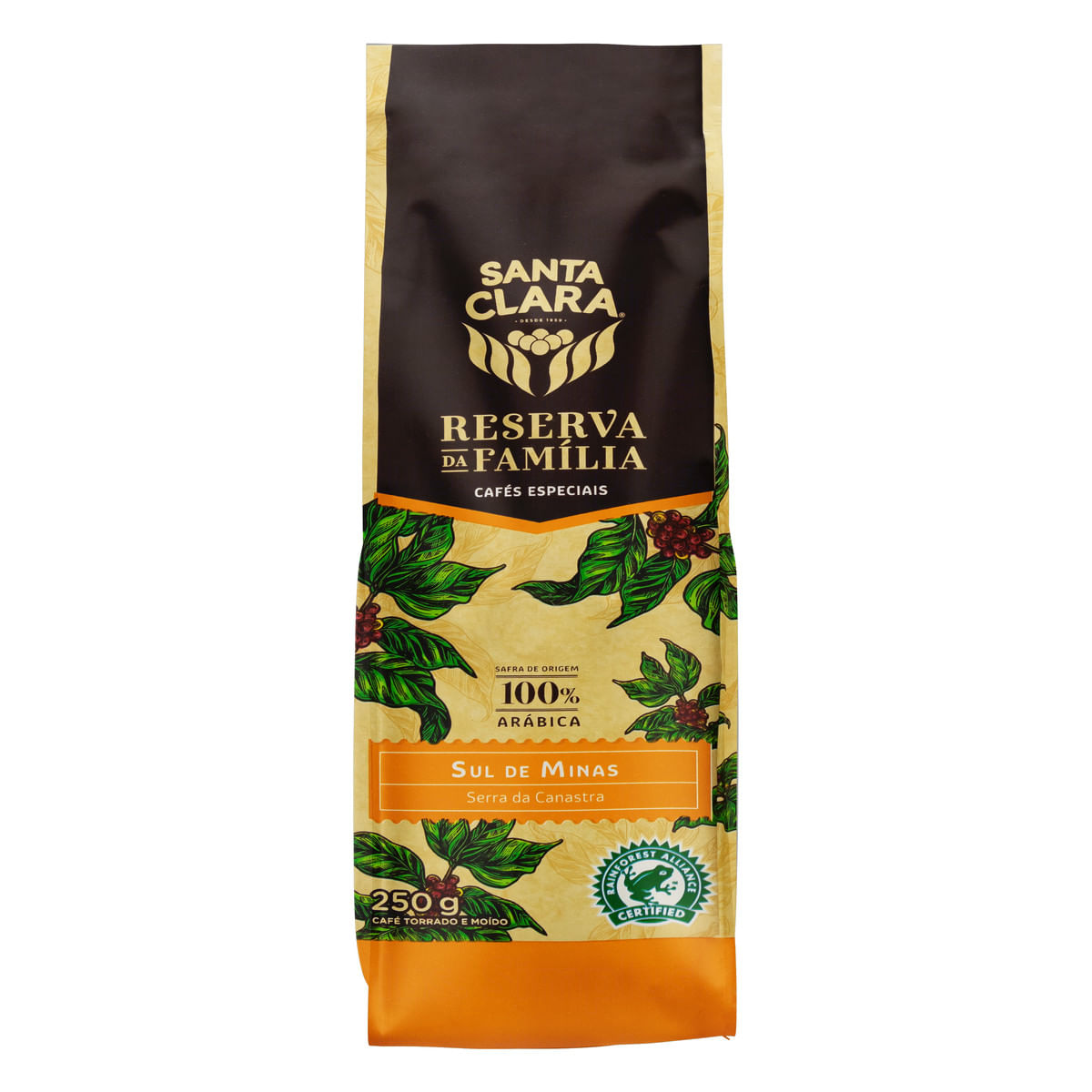 Café Torrado e Moído Santa Clara Sul de Minas Reserva da Família 250 g