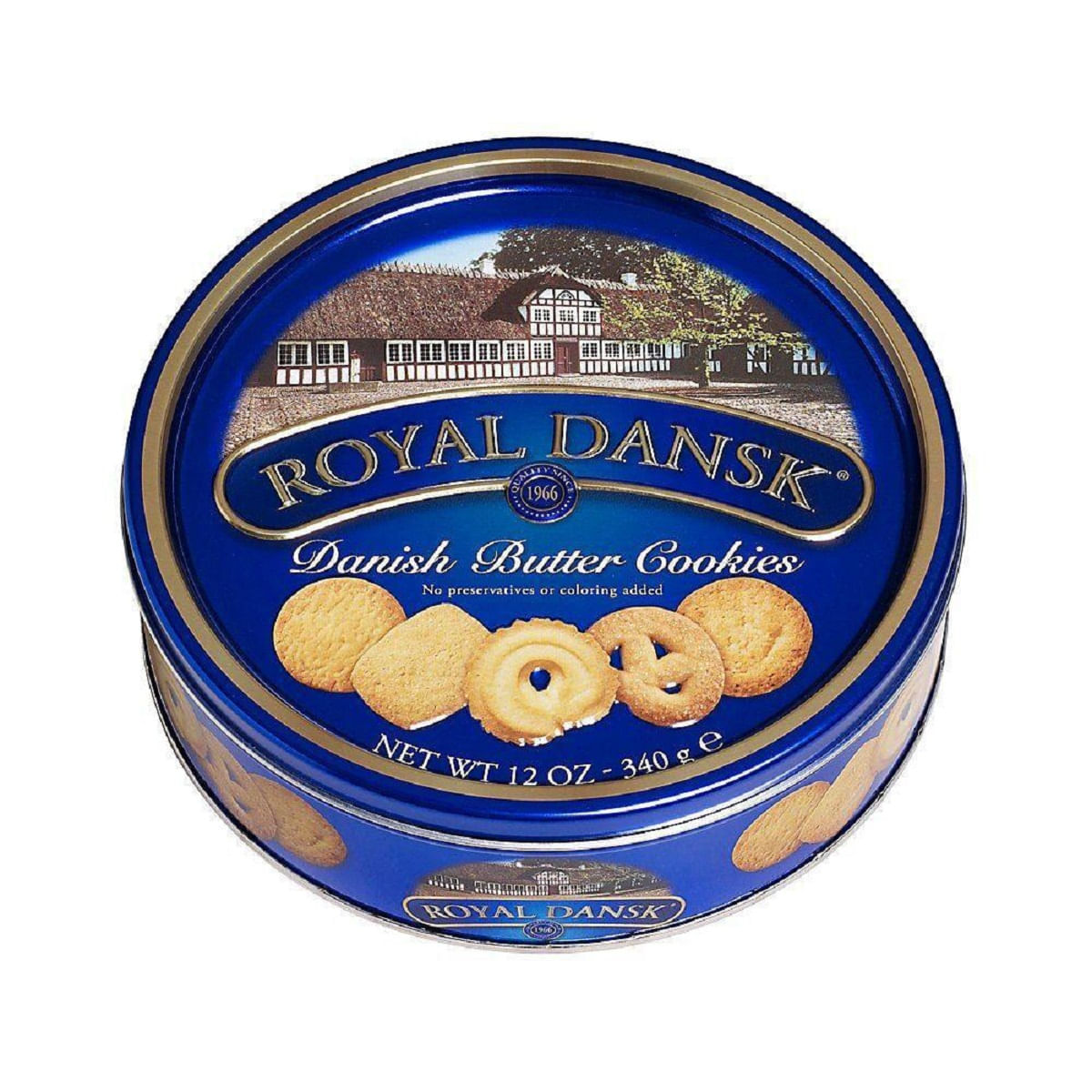 Biscoito Amanteigado Danish Cookies Royal Dansk 340 g