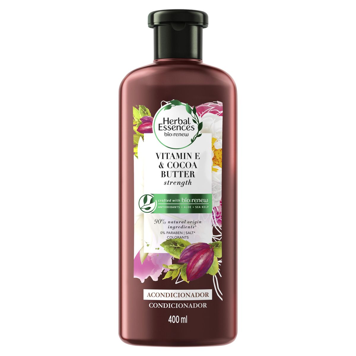 Condicionador Herbal Essences Bío Renew Vitamina E e Manteiga de Cacau 400ml