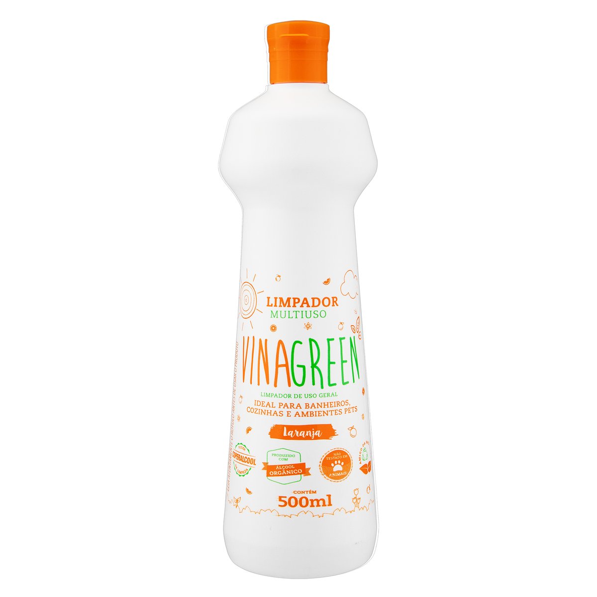 Limpador Multiuso Laranja Vinagreen 500 ml