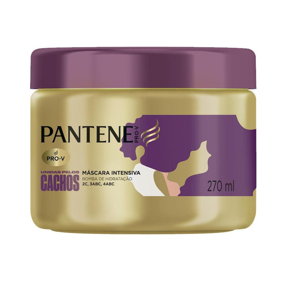 Máscara de Tratamento para Cabelo Pantene Pro-V Unidas Pelos Cachos 270ml