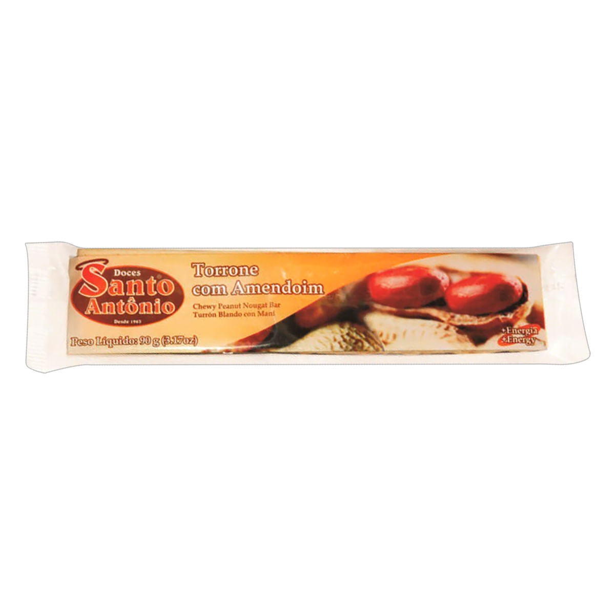 Torrone de Amendoim Santo Antônio Pacote 90 g