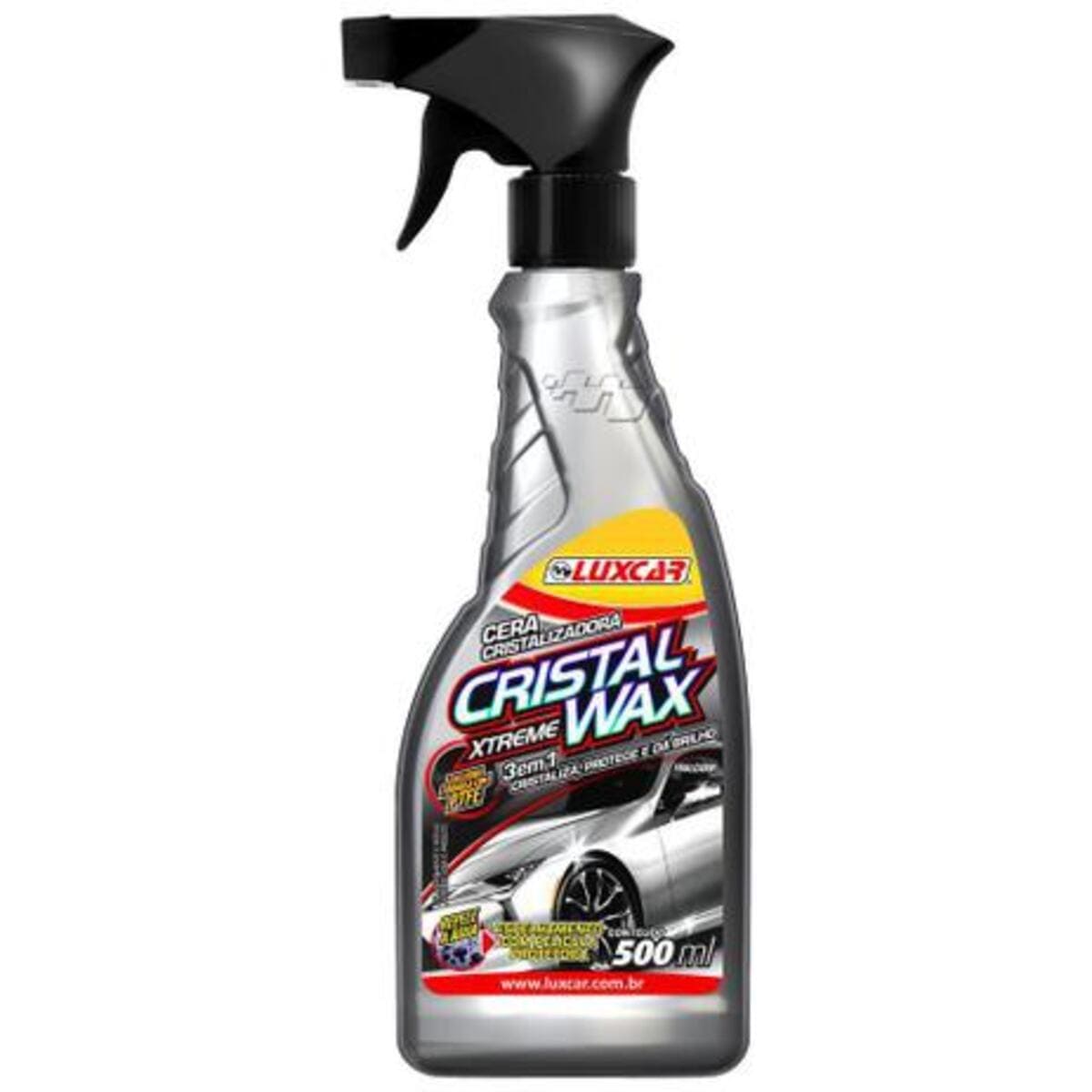 Cera Cristalizadora Cristal Xtreme Wax 3 em 1 Luxcar 500 ml