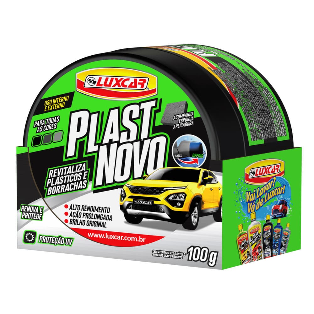 Renovador de Plásticos e Borrachas Luxcar 100 g