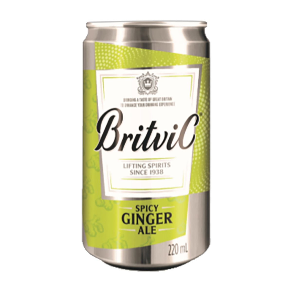 Refrigerante Spicy Ginger Ale Britvic Lata 220 ml