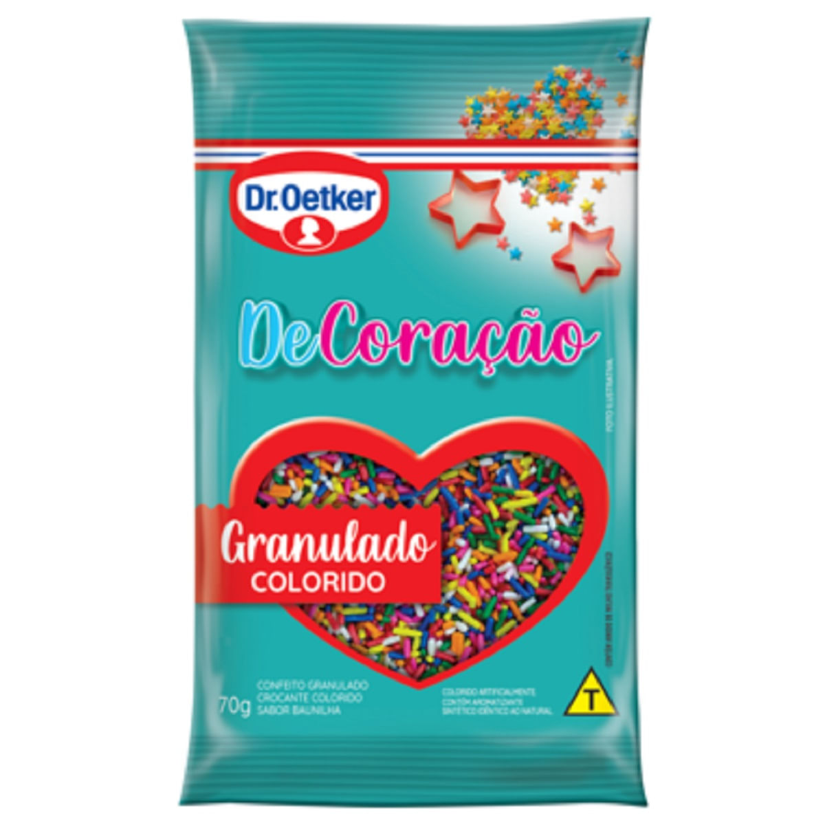 Granulado Colorido Decoração Dr Oetker 70 g